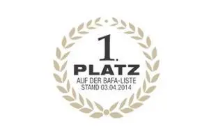 Erster Platz industrialpartners BAFA Liste 2014