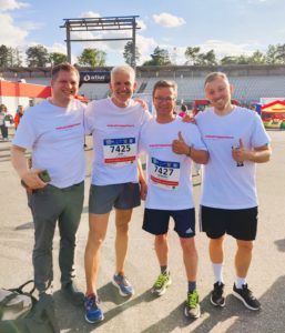 Das Team von industrialpartners beim BASF-Firmencup 2024