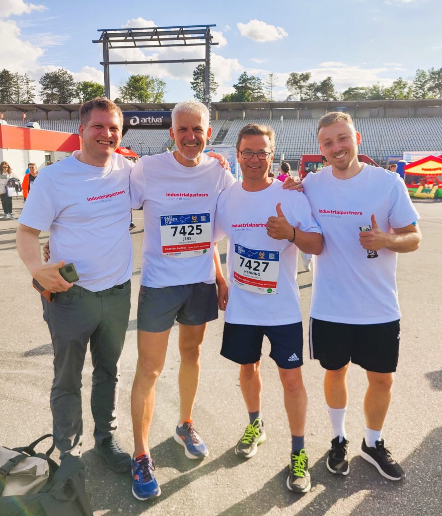 Das Team von industrialpartners beim BASF-Firmencup 2024