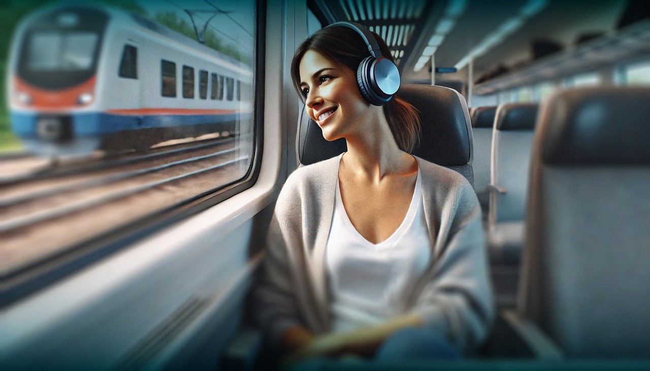 2025 09 12 Woman Cableless Headphone - News