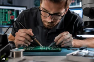 Manuelle Platinenbestückung und Kleinserien für schnelle Produktentwicklungen | industrialpartners