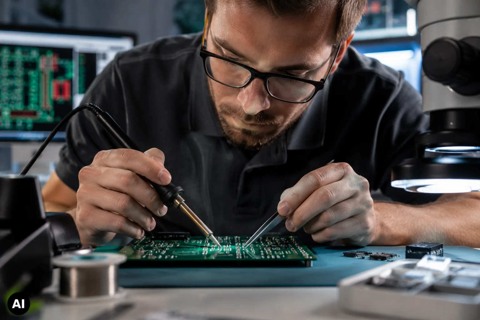 Manuelle Platinenbestückung und Kleinserien für schnelle Produktentwicklungen | industrialpartners